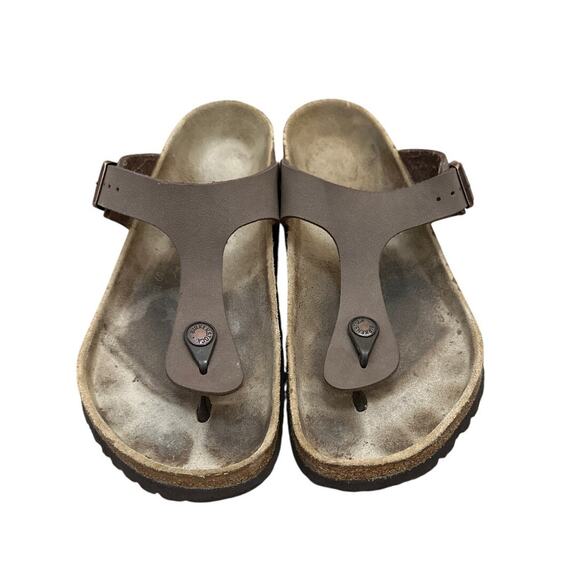 Birkenstock Gizeh Slip On Sandals Brown Size 42 US L11 M9 - Picture 1 of 6